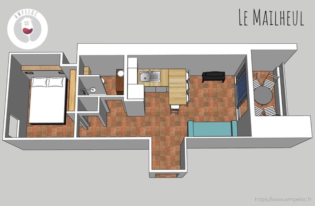 Apartment Le Mailheul - Tout Compris - Vue Mer - 160 M De La Plage